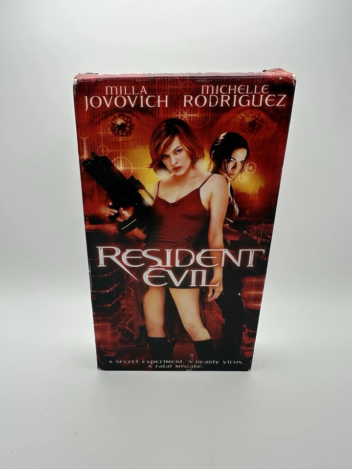 Resident Evil (Cinta VHS, 2002) Probado Funciona Milla Jovovich Michelle Rodriguez  Foto 1 de 4