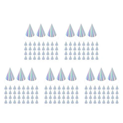  50 Pcs Cone Hats for Baby Shower Small Birthday New Year Party Cap - Image 1 of 4