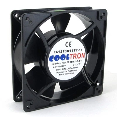 110V / 115V / 120V AC Cooling Fan. 127mm x 38mm HS (HS1273A) - Image 1 of 3