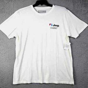 Lucky Brand JEEP SHIRT Mens Extra Large XL White WRANGLER Classic OFFROAD NWT - Picture 1 of 17