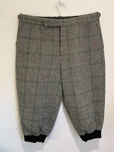 BNNT Holland & Holland tweed men's plus fours W 38 L 22 NEW breeks check - Picture 1 of 13