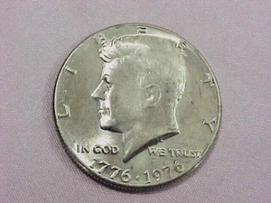 1976 JFK Kennedy Half Dollar No Mint Mark & Error - Picture 1 of 8