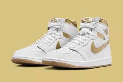 Nike Air Jordan 1 Retro High OG Metallic Gold FD2596-107 Womens Size - Image 1 of 4