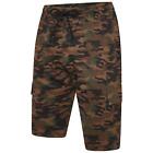 Kam Mens Plus Size Cargo Camo Lounge Shorts In 3 Colour Options 2xl To 8xl