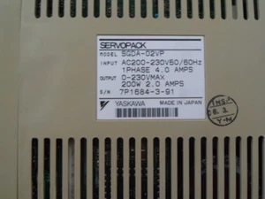 YASKAWA servo  driver SGDA-02VP SGDA02VP refurbished 2-5 days delivery - Picture 1 of 1