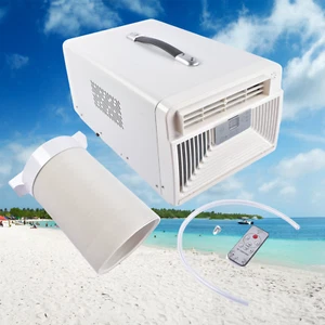 110V Electric Portable Air Conditioner Mini Outdoor Camping Tent AC Kit White - Picture 1 of 15
