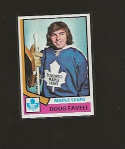 1974-75 TOPPS DOUG FAVELL #46 EX+ HIGHER GRADE