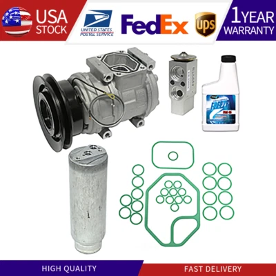 Kit de compresor de aire acondicionado, secadores, sello, tubo Orif y aceites para Toyota 4Runner 1990-1993 Foto 1 de 4