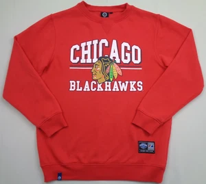 Suéter Chicago Blackhawks NHL Para Hombre Mediano Rojo Majestuoso Pullover Auténtico - Imagen 1 de 10