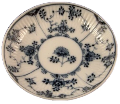 Мейсенское фарфоровое блюдце из соломы 18 века Porzellan Strohblumen Unterteller - Изображение 1 из 4