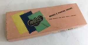 Vintage Model C 7" Pinking Shears by Wiss Includes Original Box - Picture 1 of 8