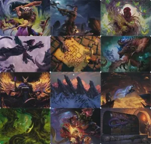 MTG D&D Adventures in the Forgotten Realms Art Series NON-SIGNATURE Cards CHOOSE - Picture 1 of 82