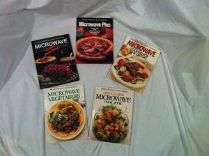 HARD BACK BETTER HOME & GARDENS COOK BOOKS BUNDLE QTY 5 THEME MICROWAVE COOKING - Imagen 1 de 12