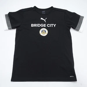 Puma T-Shirt Boys XL Black Crew Short Sleeve #36 Bridge City Pittsburgh Pullover - Picture 1 of 7