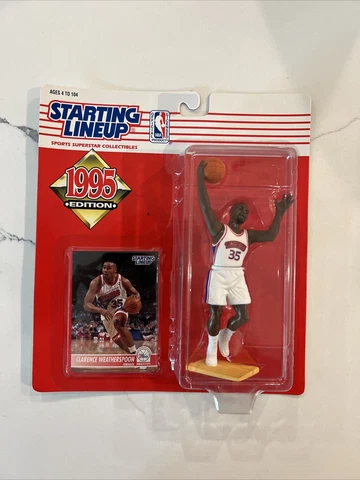 1995 Starting Lineup SLU Figure Clarence Weatherspoon Philadelphia Sixers New Cover