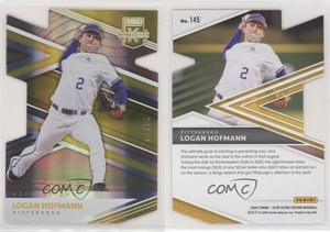 2020 Panini Elite Extra Edition Aspirations Gold Die-Cut /24 Logan Hofmann #145