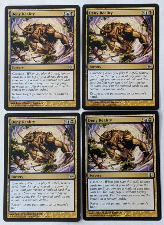 Deny Reality x 4 - Alara Reborn - #19 - MTG - NM - Image 1 of 1