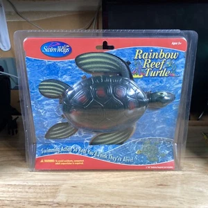 SwimWays Rainbow Reef Green Turtle Realistic Swimming Pool New Old Stock 2002 - Picture 1 of 3