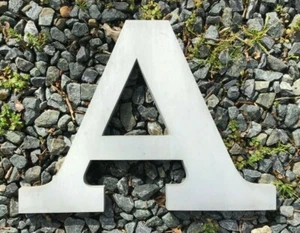 CAST ALUMINUM LETTERS 10" SALVAGE INDUSTRIAL SIGN DECOR Letter - Picture 1 of 15