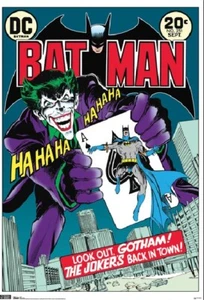 BATMAN JOKER Is Back In Town COMIC-BOOK COVER POSTER 24 x 36 inches - Picture 1 of 1