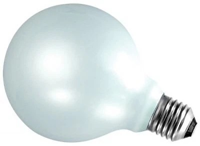 GE 100W 240V E27 Opal Decor 95mm Globe, Dimmable 2700K - Image 1 of 2