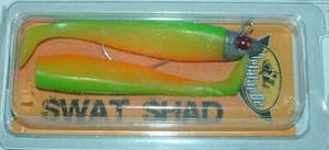 SWAT SHAD DELALANDE 9 CM colore 99 artificiale soft bait montato GR 10 con amo - Imagen 1 de 1