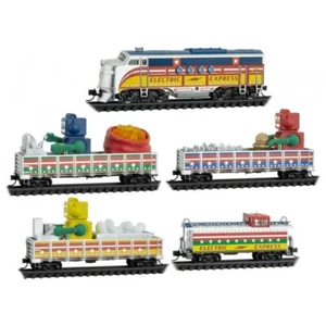 Micro-Trains N 99321386 Robot Christmas Holiday Train Set Diesel Freight Car - Picture 1 of 6