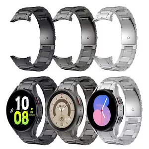 Titanium Band Strap For Samsung Galaxy Watch 4 5 40mm 44mm 46mm Watch 5 pro 45mm - Picture 1 of 17
