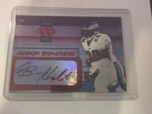 2002 Leaf Certified Correll Buckhalter Mirror Signatures /50 Eagles Nebraska - Picture 1 of 2