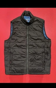 Men's HAWKE&CO Grey performance Puffer Vest Size Medium - Picture 1 of 4