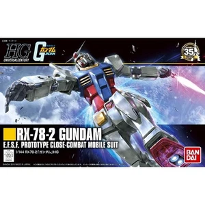 Bandai HG UC 1/144 RX-78-2 Gundam Gunpla Kit 57403 - Picture 1 of 5