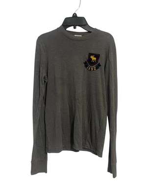 Abercrombie Niños Talla XL Manga Larga Corta Gris Músculo Mezcla Algodón Foto 1 de 3