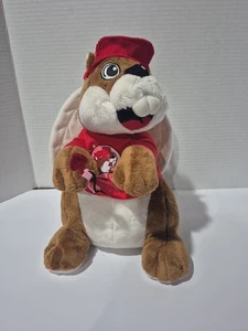 Buc-ees 2023 10" inch Valentines Cupid Plush Wings Heart Beaver - Picture 1 of 5