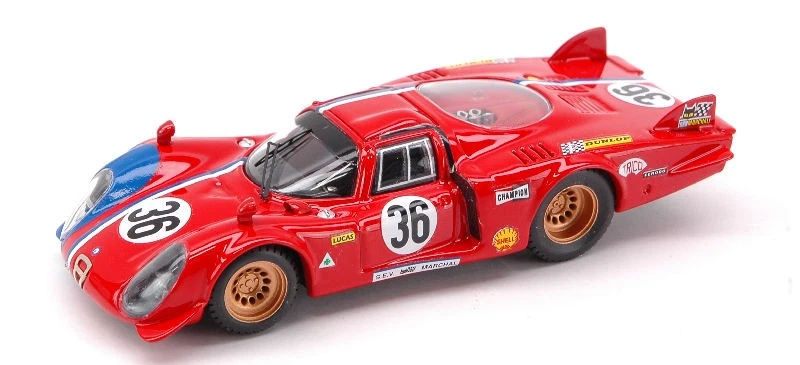 Alfa Romeo 33.2 #36 52nd Lm 1969 Pilette / Slotemaker 1:43 Model Best Models - Image 1 of 1