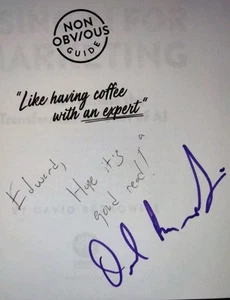 2025 Using AI For Marketing By David Berkowitz Signed Autographed Paperback New - Imagen 1 de 3