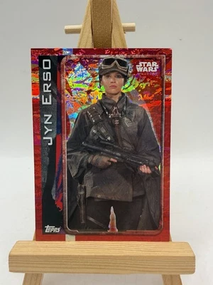 2016 Topps Star Wars: Rogue One UK Holofoil Jyn Erso #161 - Image 1 of 4