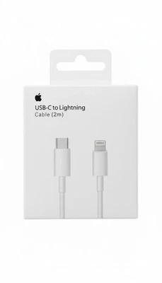 Apple USB-C to Lightning Cable, 2m - MKQ42FE/A - Original - iPhone 14/13/12/11/X - Image 1 of 4