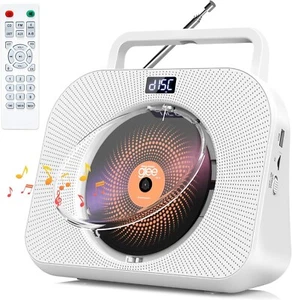 Greadio Tragbarer CD Player mit Bluetooth - Bild 1 von 7
