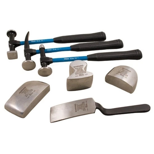 7pc Martin Tools Car Body and Fender Aluminum Repair Hammer Dolly Kit 647KALFG - Изображение 1 из 1