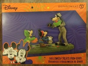Dept 56 Disney Village Pumpkintown Treats From Goofy Figurine 6009781 NIB - Picture 1 of 1