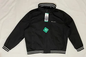 Champion Mens XL Hooded Bomber Jacket, Stadium Packable Wind and Water Resistant - Picture 1 of 18