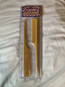 Calypso Best 9 Inch Rat Tail Hair Comb 2 Pack - Picture 1 of 2