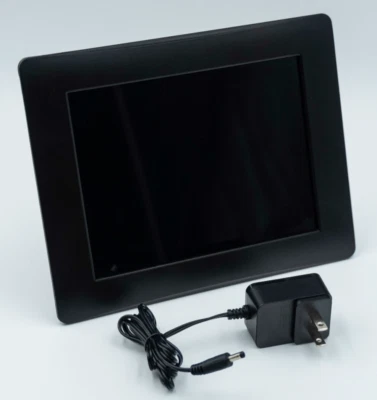Aluratek ADPF08SF 8 inch LCD Digital Photo Frame - Black - Image 1 of 4