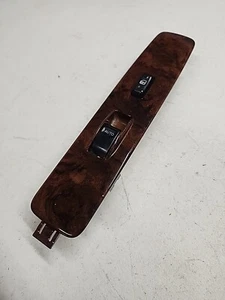 96-02 TOYOTA 4RUNNER FT PASSENGER WOOD POWER WINDOW SWITCH 74231-35080 P906b52 - Picture 1 of 3