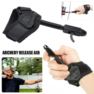 Archery Release Aid Compound Bow with Adjustable Wrist Strap Bow Release AUSTOCK - Picture 1 of 12