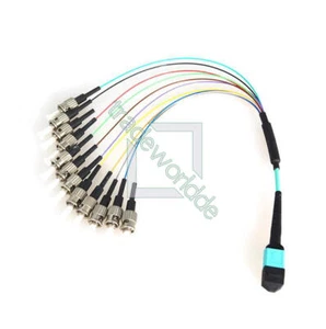 MPO Female to ST UPC 0.9mm 12 cores Fiber Otpic Cable OM3 MM 40G Patch Cord 0.5M - Bild 1 von 1