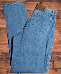 Seltene 80er Jahre Vintage Herren LEE Rough Riders gelber Stern steingewaschene Jeans W29""x33""L - Bild 1 von 15
