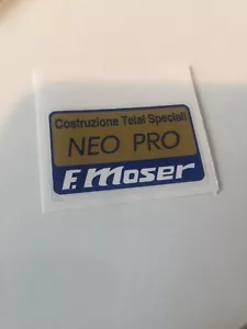 MOSER NEO PRO etichetta tecnica adesivo/stickers - Foto 1 di 1