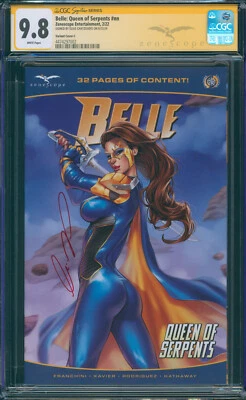 Bella: Reina de las Serpientes #nn Zenescope 2022 Elias Chatzoudis Firmado CGC 9.8 Foto 1 de 2