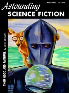Pulp Cover Poster - Astounding Science Fiction Vol. 51, No 1, March 1953 18x24 - Picture 1 of 1